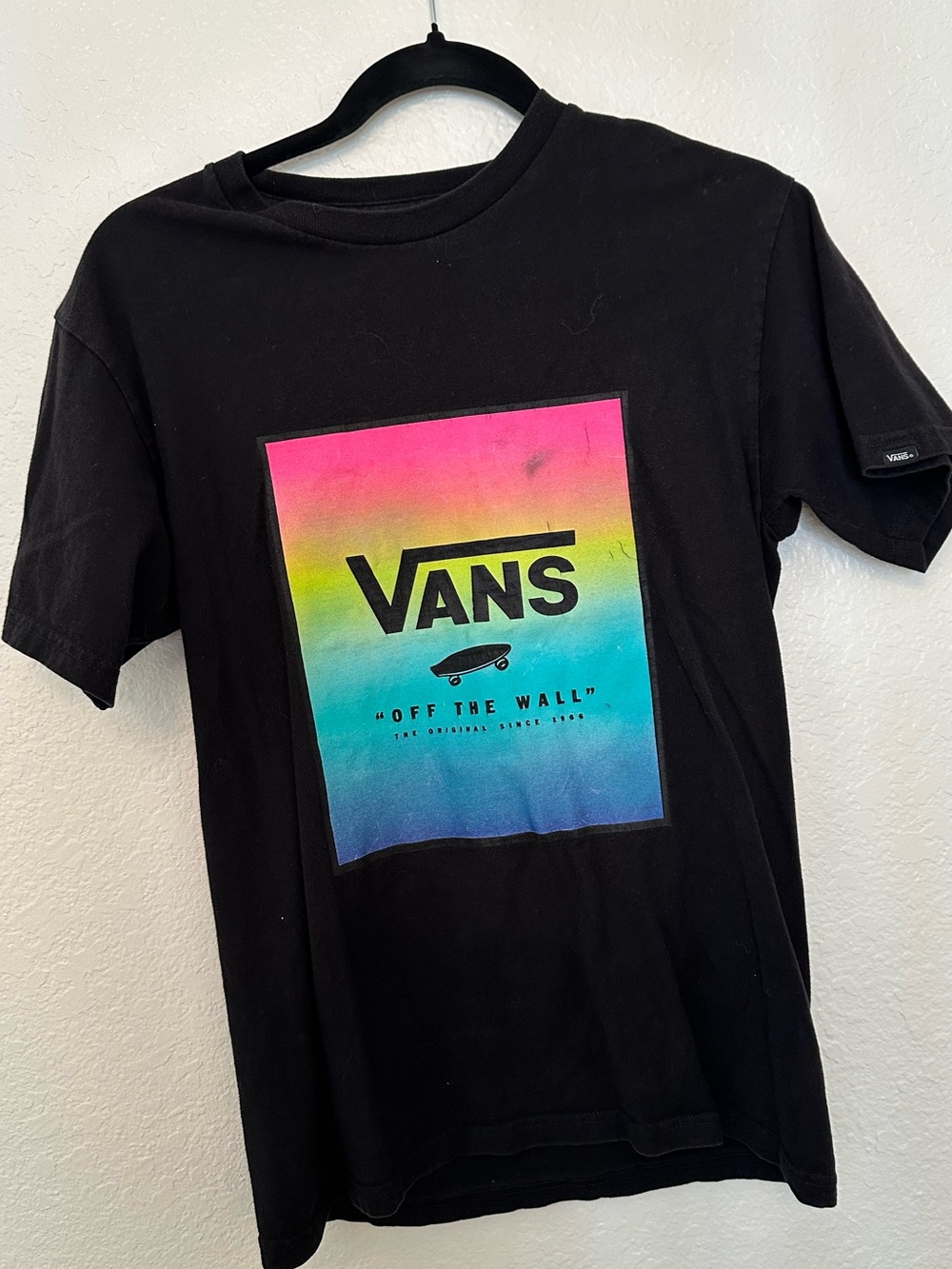 Vans Black graphic T 5/$20